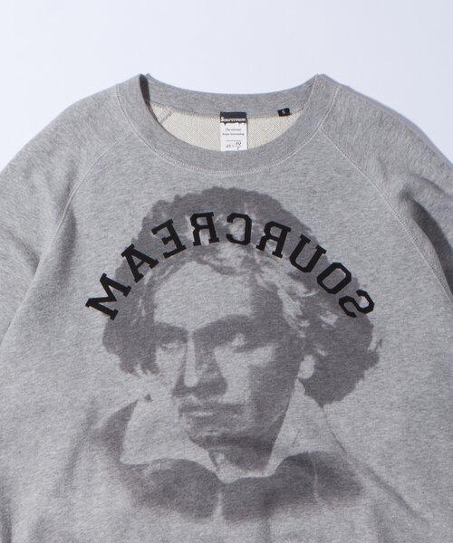 Sourcream（サワークリーム）の「【WEB限定】偉人スウェット（スウェット・レディース・グレー/アイボリー・MEDIUM/SMALL）」の5枚目の写真