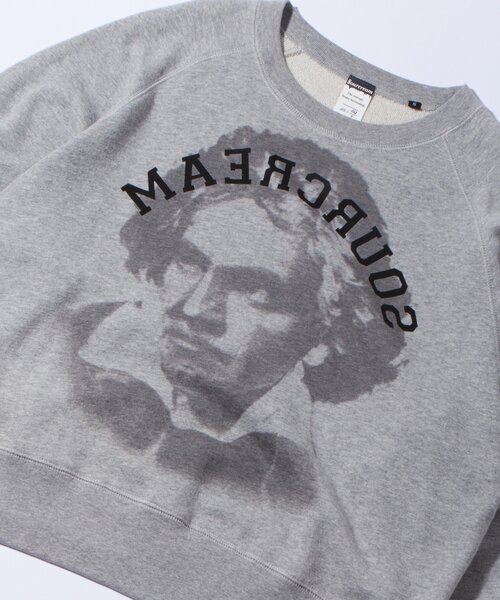 Sourcream（サワークリーム）の「【WEB限定】偉人スウェット（スウェット・レディース・グレー/アイボリー・MEDIUM/SMALL）」の6枚目の写真