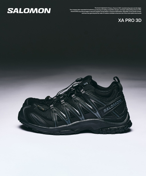 417 EDIFICE（フォーワンセブンエディフィス）の「SALOMON / サロモン XA PRO 3D（スニーカー・メンズ・ブラック・26cm/26.5cm/27cm/27.5cm/28cm/28.5cm/29cm）」の3枚目の写真