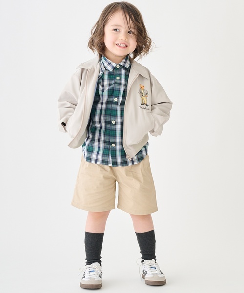 petit main(プティマイン)の「【TeddyBear】スイングジャケット(ブルゾン・キッズ・ネイビー/ライトベージュ・120cm/90cm/100cm/110cm/130cm)」の18枚目の写真