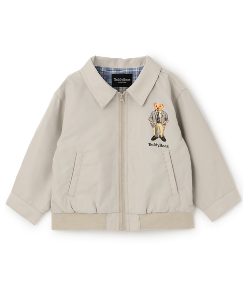 petit main(プティマイン)の「【TeddyBear】スイングジャケット(ブルゾン・キッズ・ネイビー/ライトベージュ・120cm/90cm/100cm/110cm/130cm)」の19枚目の写真