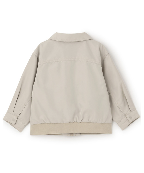 petit main(プティマイン)の「【TeddyBear】スイングジャケット(ブルゾン・キッズ・ネイビー/ライトベージュ・120cm/90cm/100cm/110cm/130cm)」の4枚目の写真