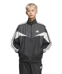 アディダス adidas マストハブ ルーズフィット カラー ブロック メッシュライニング ウインドブレーカー ジャケット