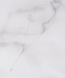 ITS'DEMO | 玉パール調Ｙ字ネックレス(ネックレス)