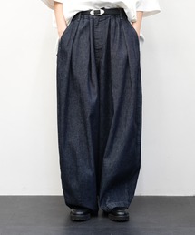 HARVESTY（ハーベスティ）の「HARVESTY / ハーベスティ BIG DENIM CIRCUS PANTS ONE WASH ビッグデニム サーカスパンツ ワンウォッシュ（デニムパンツ）」