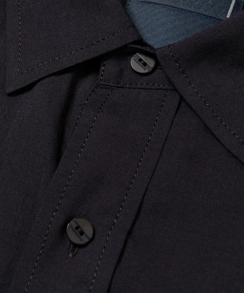 meanswhile(ミーンズワイル)の「Lyosell Lightweight Luggage SH(Tシャツ/カットソー・メンズ・グレー/グレー系/ネイビー・1(S)/2(M)/4(XL)/3(L))」の17枚目の写真