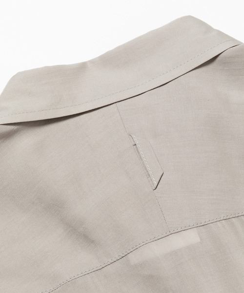 meanswhile(ミーンズワイル)の「Lyosell Lightweight Luggage SH(Tシャツ/カットソー・メンズ・グレー/グレー系/ネイビー・1(S)/2(M)/4(XL)/3(L))」の8枚目の写真