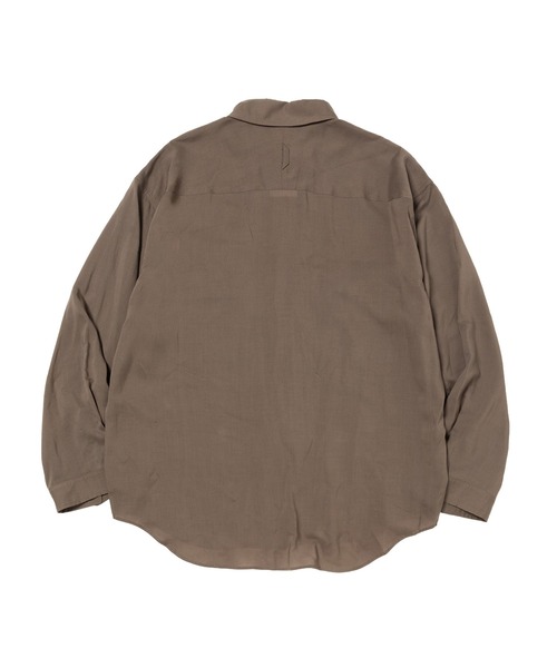 meanswhile(ミーンズワイル)の「Lyosell Lightweight Luggage SH(Tシャツ/カットソー・メンズ・グレー/グレー系/ネイビー・1(S)/2(M)/4(XL)/3(L))」の10枚目の写真