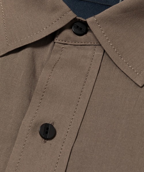 meanswhile(ミーンズワイル)の「Lyosell Lightweight Luggage SH(Tシャツ/カットソー・メンズ・グレー/グレー系/ネイビー・1(S)/2(M)/4(XL)/3(L))」の12枚目の写真