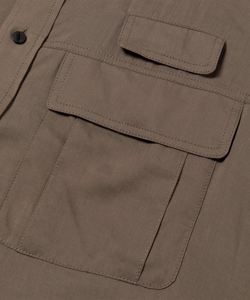 meanswhile(ミーンズワイル)の「Lyosell Lightweight Luggage SH(Tシャツ/カットソー・メンズ・グレー/グレー系/ネイビー・1(S)/2(M)/4(XL)/3(L))」の13枚目の写真