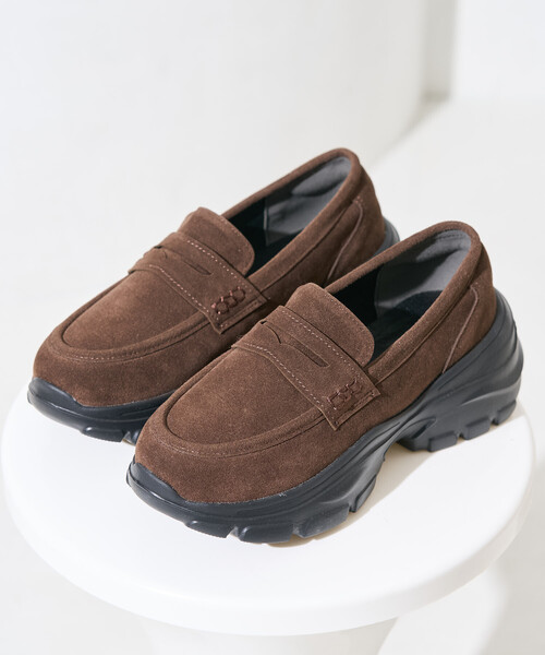 FREAK'S STORE（フリークスストア）の「限定展開　ローファー 厚底 スニーカー[36～38サイズ展開]（スニーカー・レディース・ブラウン/ブラック/ベージュ・38/36/37）」の18枚目の写真