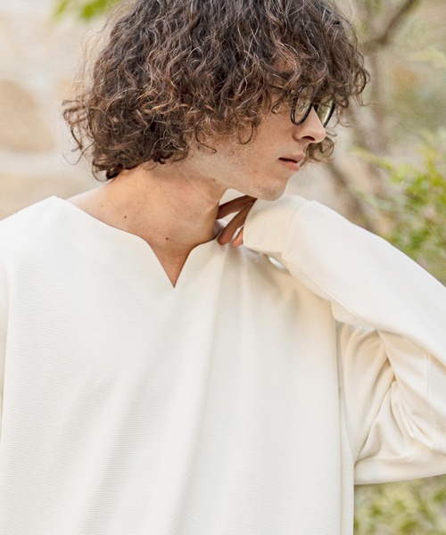 meer. カットソー　新品タグ付き OPAQUE.CLIP（オペークドットクリップ） tシャツ 汗染み防止 ボート