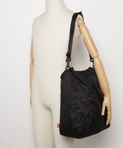 CHUMS(チャムス)の「CHUMS/チャムス パッカブル2wayトートバッグ Packable 2way Tote Bag(トートバッグ・メンズ・ブラック/グレー・FREE)」の7枚目の写真