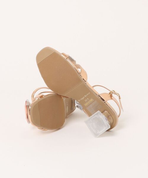 Bridget Birkin（ブリジットバーキン）の「【Bridget Birkin】ビッグビジューサンダル(562013)（サンダル・レディース・ピンク/ベージュ系その他/シルバー・23.5/23/22.5/24/24.5）」の4枚目の写真