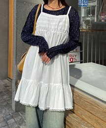 CIAOPANIC（チャオパニック）の「レーステープコットンチュニックキャミワンピース（チュニック）」