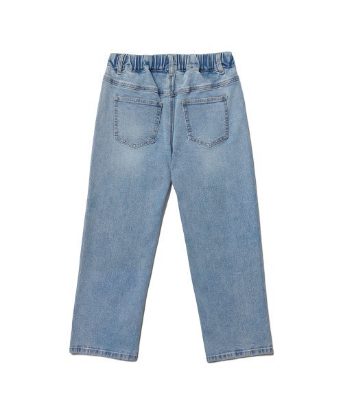 MUSINSA STANDARD KIDS（ムシンサスタンダードキッズ）の「レギュラーフィットバンディングデニムパンツ[ライトインディゴ]（デニムパンツ・レディース・その他・100/110/120/130/140/150/160）」の3枚目の写真