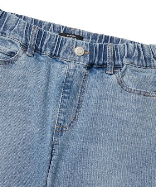 MUSINSA STANDARD KIDS（ムシンサスタンダードキッズ）の「レギュラーフィットバンディングデニムパンツ[ライトインディゴ]（デニムパンツ・レディース・その他・100/110/120/130/140/150/160）」の4枚目の写真