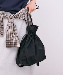 le.coeur blanc | 【軽量素材】2WAY巾着ショルダー(ショルダーバッグ)