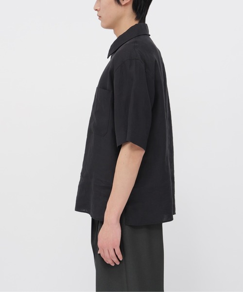 MARGARET HOWELL(マーガレットハウエル)の「SHIRTING LINEN(シャツ/ブラウス・メンズ・アイボリー/ブラック・LARGE/MEDIUM/SMALL)」の7枚目の写真