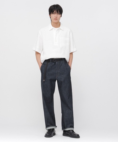 MARGARET HOWELL(マーガレットハウエル)の「SHIRTING LINEN(シャツ/ブラウス・メンズ・アイボリー/ブラック・LARGE/MEDIUM/SMALL)」の3枚目の写真