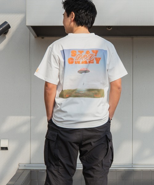 DOD（ディーオーディー）の「ディーオーディー DOD アウトドアカジュアル 半袖Ｔシャツ（Tシャツ/カットソー・メンズ・ブラック/ホワイト・XL/M/L）」の5枚目の写真