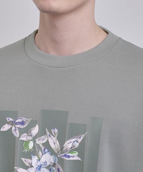 tk.TAKEO KIKUCHI(ティーケータケオキクチ)の「フロントフラワーカットソー(Tシャツ/カットソー・メンズ・ブルーグリーン/ブラック/ホワイト・04/03/02)」の19枚目の写真