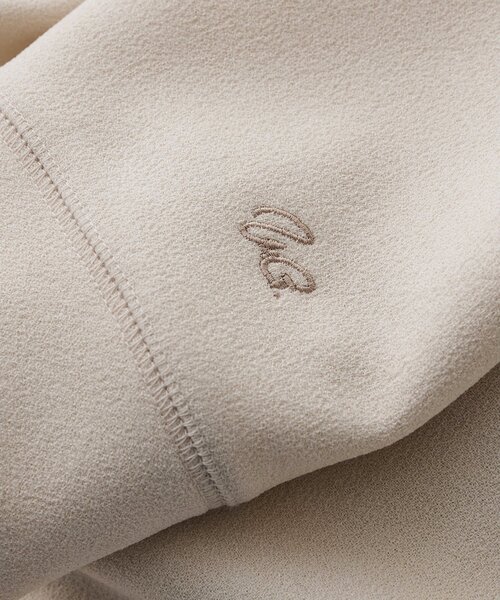 Whim Gazette（ウィムガゼット）の「刺繍Vガゼットプルオーバー（シャツ/ブラウス・レディース・ベージュ/オフホワイト・FREE）」の17枚目の写真