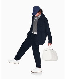ARMANI EXCHANGE（アルマーニエクスチェンジ）の「【A|X アルマーニ エクスチェンジ】WE ルーズテーパード コットンブル デニムパンツ_J82 LOOSE TAPERED（EC限定カラー含）（デニムパンツ）」