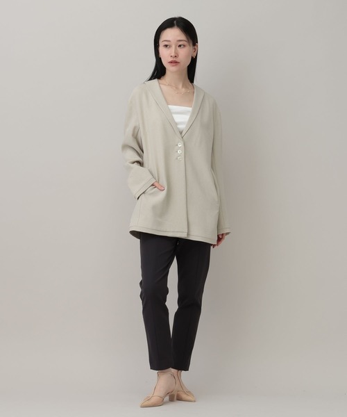 A part by(アパートバイ)の「セーラーカラージャケット(テーラードジャケット・レディース・ベージュ/アイボリー・FREE)」の8枚目の写真