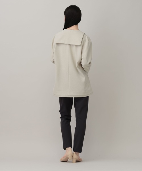 A part by(アパートバイ)の「セーラーカラージャケット(テーラードジャケット・レディース・ベージュ/アイボリー・FREE)」の11枚目の写真