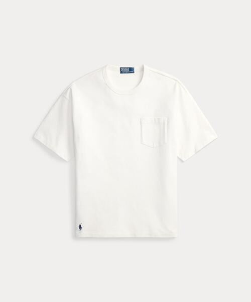 POLO RALPH LAUREN(ポロ ラルフ ローレン)の「ビッグ フィット ヘビーウェイト ジャージー Tシャツ(Tシャツ/カットソー・メンズ・ホワイト・S/M/L/XXL/XS/XL)」の7枚目の写真
