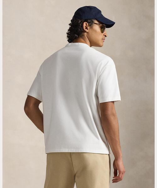 POLO RALPH LAUREN(ポロ ラルフ ローレン)の「ビッグ フィット ヘビーウェイト ジャージー Tシャツ(Tシャツ/カットソー・メンズ・ホワイト・S/M/L/XXL/XS/XL)」の2枚目の写真
