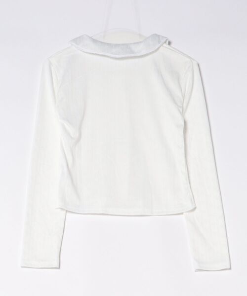 Nia（ニア）の「Nia(ニア)/ビッグカラーブラウス（シャツ/ブラウス・レディース・ホワイト・LARGE/SMALL/MEDIUM）」の7枚目の写真
