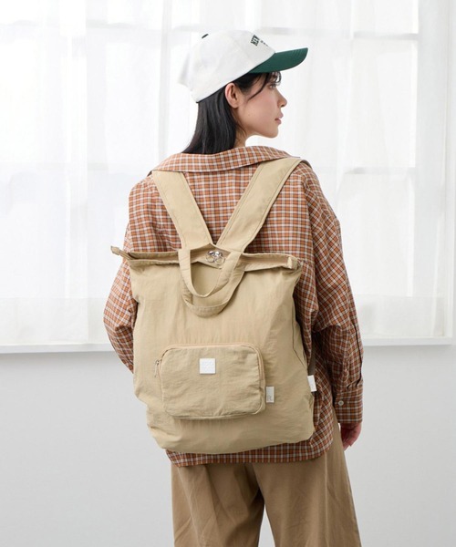 ROOTOTE（ルートート）の「ルートート / LT.セオルー.メッケル.ルミエ-B（バックパック/リュック・レディース・アイボリー/ベージュ/ネイビー/ピンク/ブラック・FREE）」の16枚目の写真