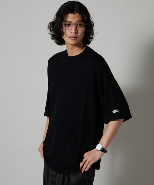 OK YESTERDAY(オッケーイエスタデイ)の「OK YESTERDAY / オーケー イエスタデイ ドレープ Tシャツ / DRAPE T-SHIRT 秋 秋服 2026年秋冬(Tシャツ/カットソー・メンズ・ブラック/レッド/ホワイト/ダークグリーン・L/M)」の17枚目の写真