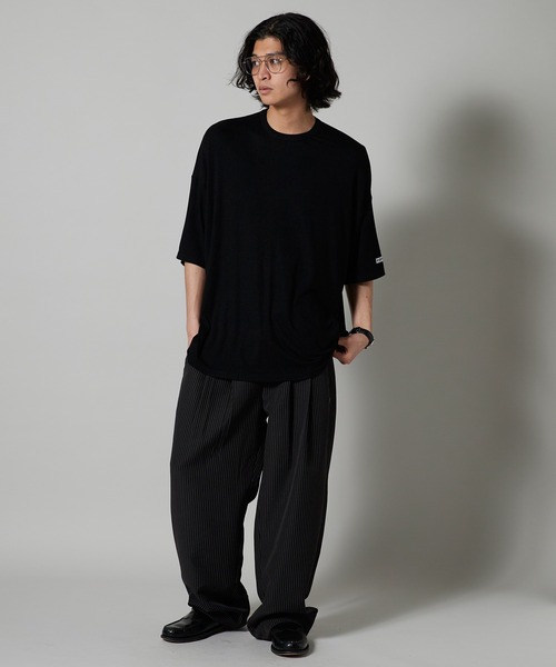 OK YESTERDAY(オッケーイエスタデイ)の「OK YESTERDAY / オーケー イエスタデイ ドレープ Tシャツ / DRAPE T-SHIRT 秋 秋服 2026年秋冬(Tシャツ/カットソー・メンズ・ブラック/レッド/ホワイト/ダークグリーン・L/M)」の22枚目の写真