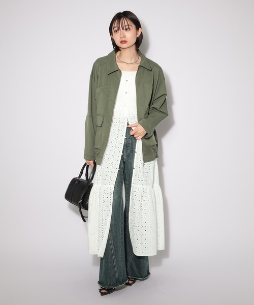 PAGEBOY(ページボーイ)の「ヴィンテージレースキャミワンピース 【1枚でも重ねても使える】(ワンピース・レディース・オフホワイト/ブラック・FREE)」の19枚目の写真