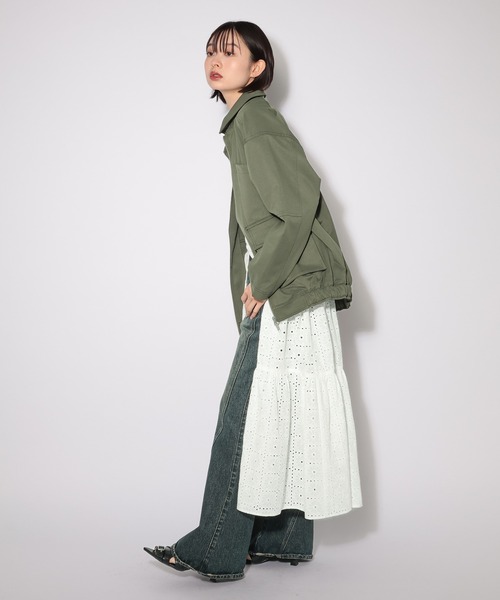 PAGEBOY(ページボーイ)の「ヴィンテージレースキャミワンピース 【1枚でも重ねても使える】(ワンピース・レディース・オフホワイト/ブラック・FREE)」の21枚目の写真