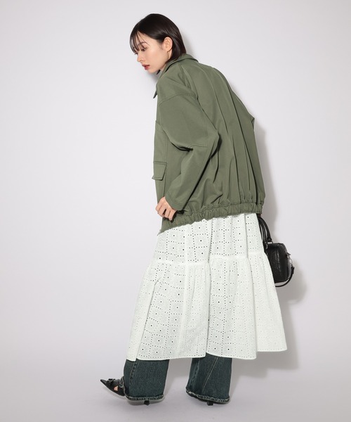 PAGEBOY(ページボーイ)の「ヴィンテージレースキャミワンピース 【1枚でも重ねても使える】(ワンピース・レディース・オフホワイト/ブラック・FREE)」の22枚目の写真