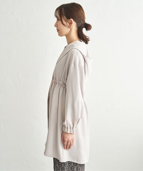 ikka(イッカ)の「UVドロストフードガウン(その他アウター・レディース・オリーブ/グレイッシュベージュ/チャコール・M/L)」の20枚目の写真