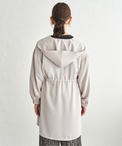 ikka(イッカ)の「UVドロストフードガウン(その他アウター・レディース・オリーブ/グレイッシュベージュ/チャコール・M/L)」の21枚目の写真
