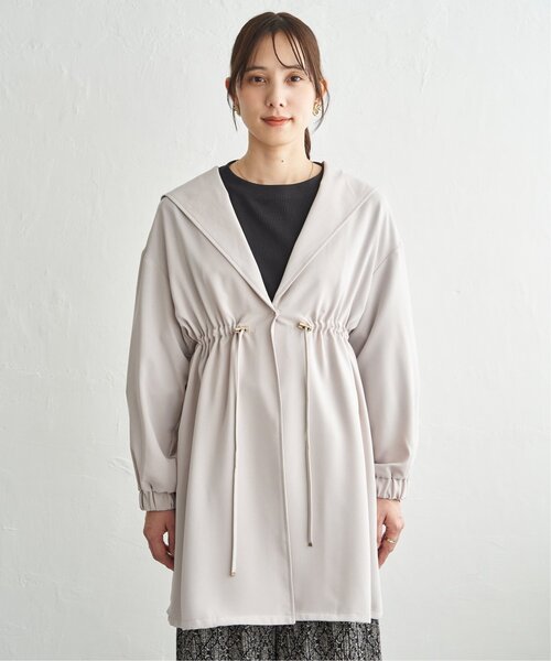 ikka(イッカ)の「UVドロストフードガウン(その他アウター・レディース・オリーブ/グレイッシュベージュ/チャコール・M/L)」の22枚目の写真