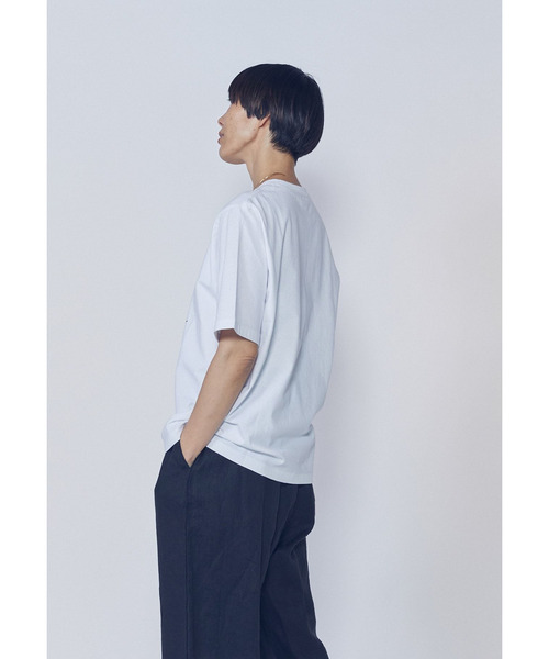 1er Arrondissement(プルミエアロンディスモン)の「USコットンロゴプリントTシャツ(Tシャツ/カットソー・レディース・ホワイト系その他3/ブラウン系その他4・FREE)」の6枚目の写真