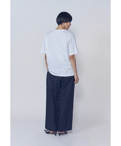 1er Arrondissement(プルミエアロンディスモン)の「USコットンロゴプリントTシャツ(Tシャツ/カットソー・レディース・ホワイト系その他3/ブラウン系その他4・FREE)」の9枚目の写真