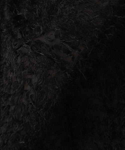 La TOTALITE（ラトータリテ）の「【洗える】ジャカードシャツブルゾン（ブルゾン・レディース・ブラック/ホワイト・FREE）」の11枚目の写真