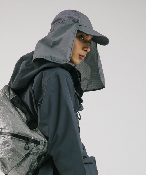 EKAL（エカル）の「Pertex キャップ（キャップ・メンズ・グレー/ブラック・ONE）」の2枚目の写真