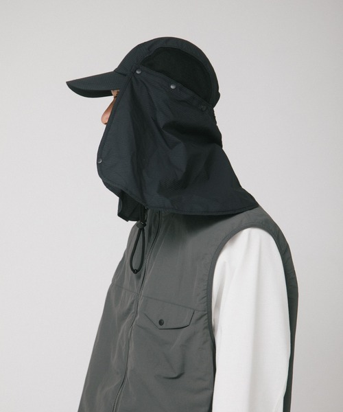 EKAL（エカル）の「Pertex キャップ（キャップ・メンズ・グレー/ブラック・ONE）」の3枚目の写真