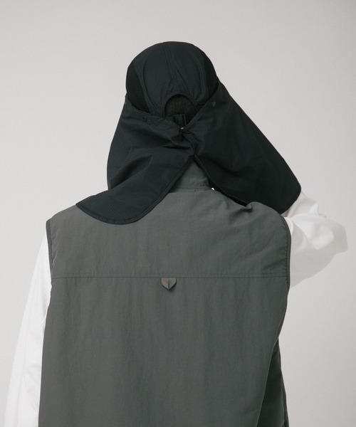 EKAL（エカル）の「Pertex キャップ（キャップ・メンズ・グレー/ブラック・ONE）」の4枚目の写真