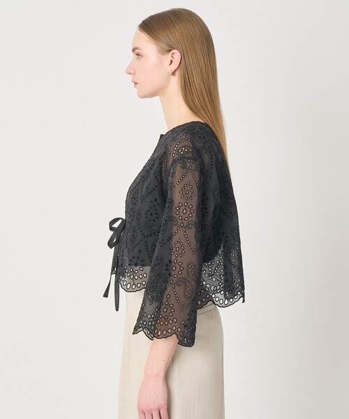 ANAYI（アナイ）の「【セットアップ対応商品】ブラウスエンブロイダリーボレロ ブラウス（その他トップス・レディース・ブラック/オフホワイト・38/36）」の14枚目の写真