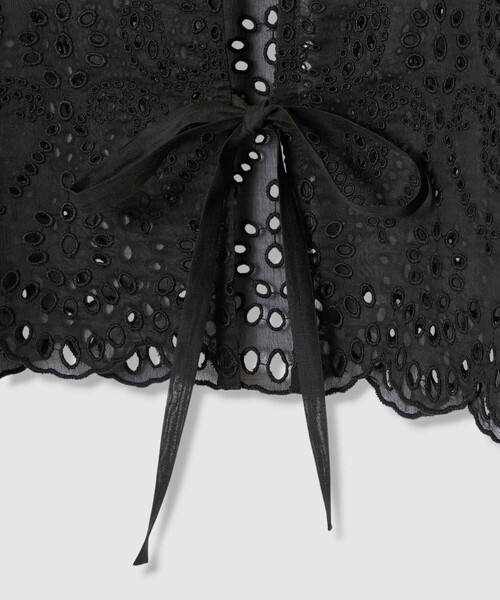 ANAYI（アナイ）の「【セットアップ対応商品】ブラウスエンブロイダリーボレロ ブラウス（その他トップス・レディース・ブラック/オフホワイト・38/36）」の9枚目の写真